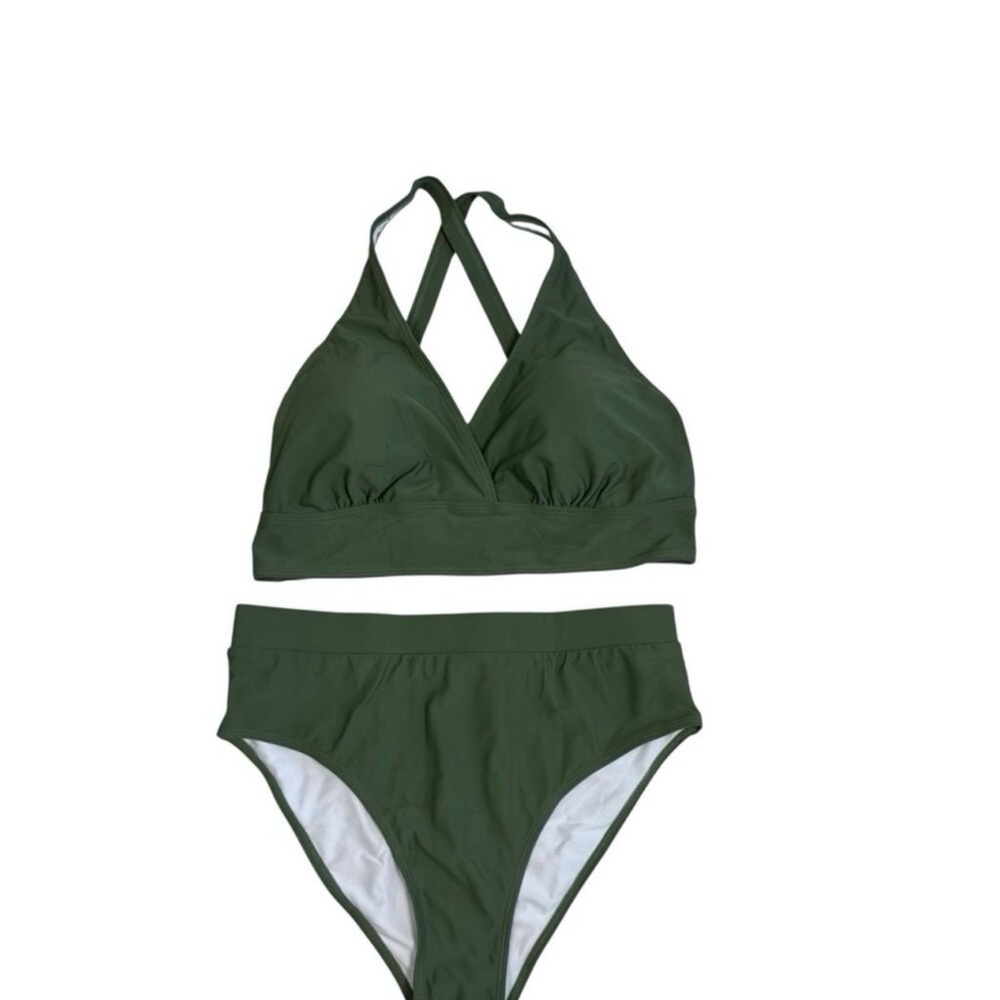 Green Women's Swimwear Set